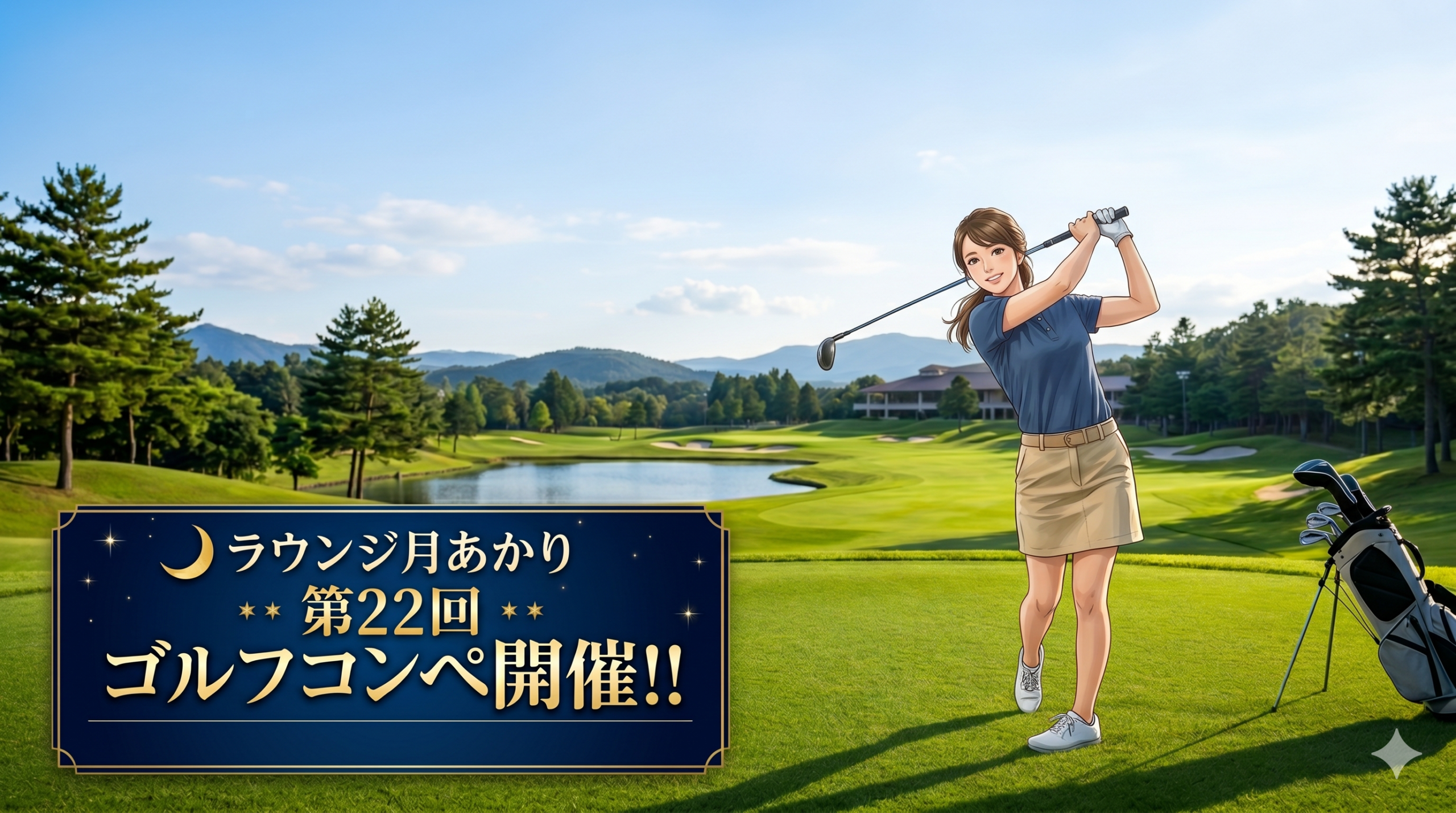 第22回ラウンジ月あかりゴルフコンペ
